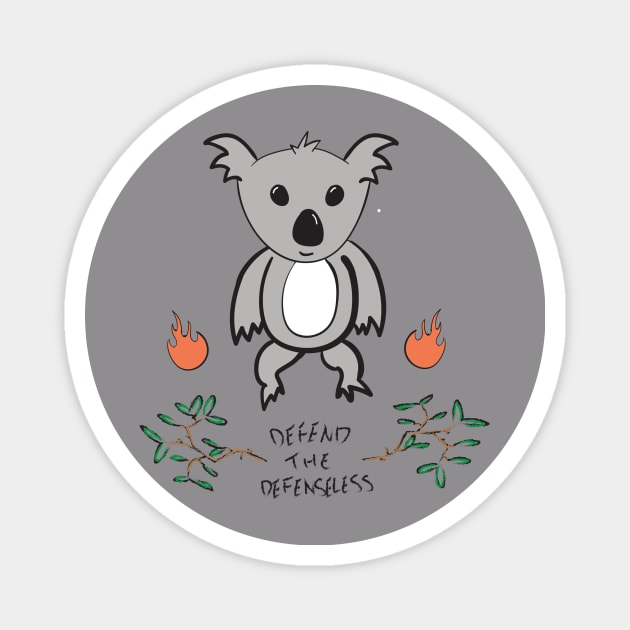 Koala Animal Protection Magnet by StandOutTees